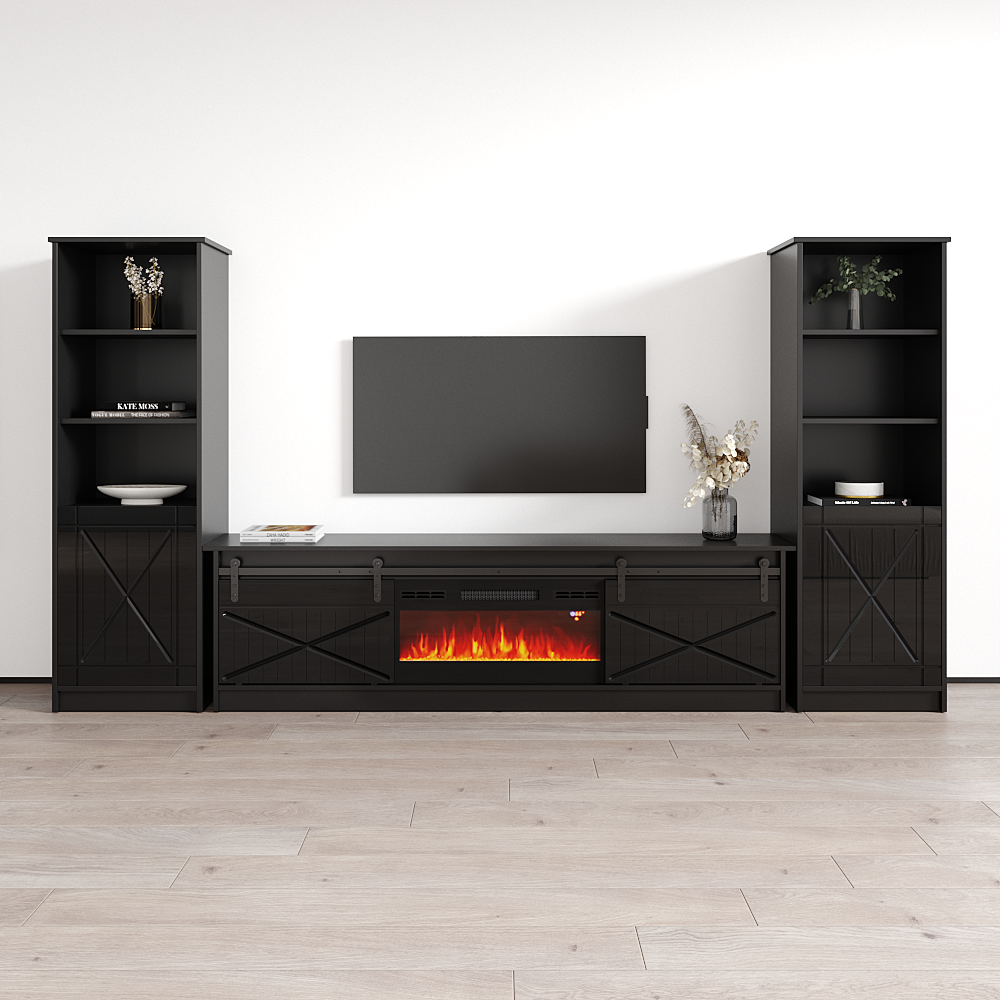 Granero BL-EF Fireplace Entertainment Center - Meble Furniture