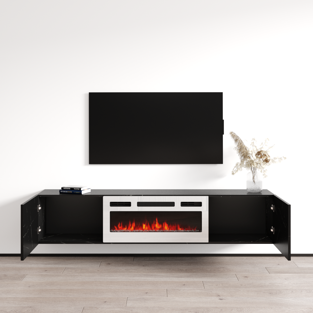 Baja WH-EF Floating Fireplace TV Stand - Meble Furniture