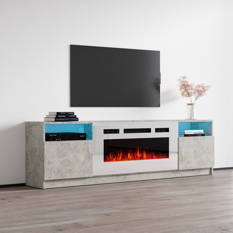 York WH02 Fireplace TV Stand - Meble Furniture