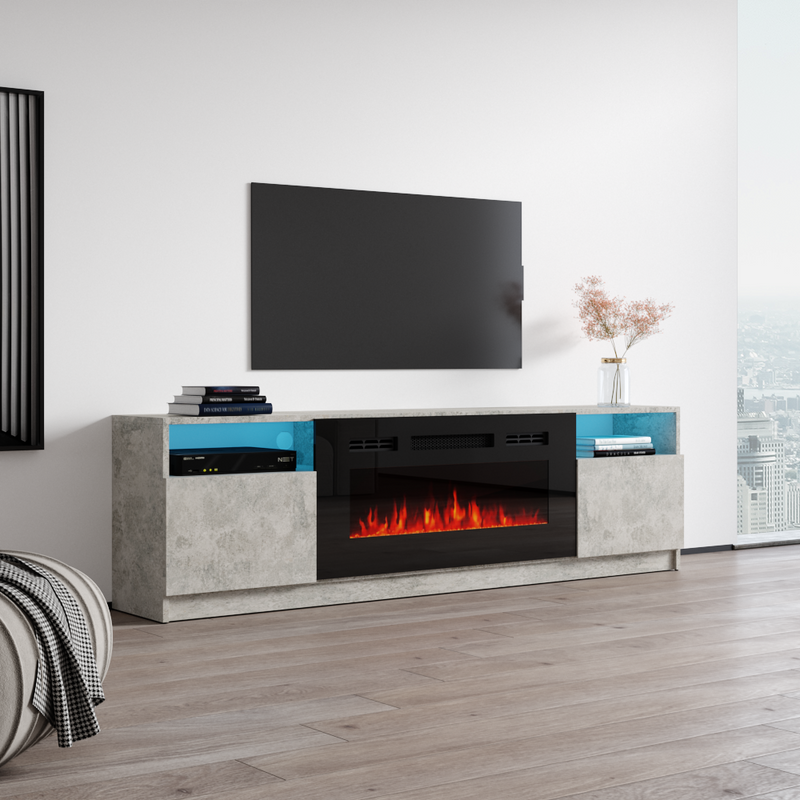 York 02 Fireplace TV Stand - Meble Furniture