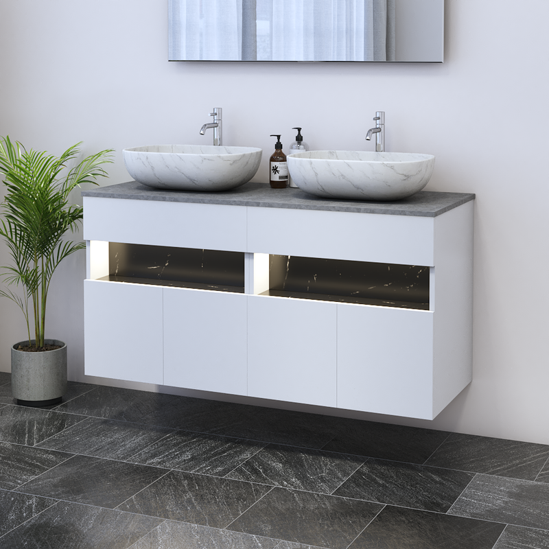 Laguna 4D 120 Floating Bathroom Vanity - Meble Furniture