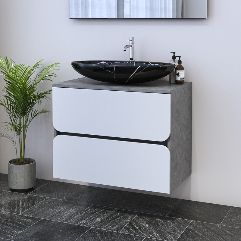 Azurro 2S 80 Floating Bathroom Vanity - Meble Furniture