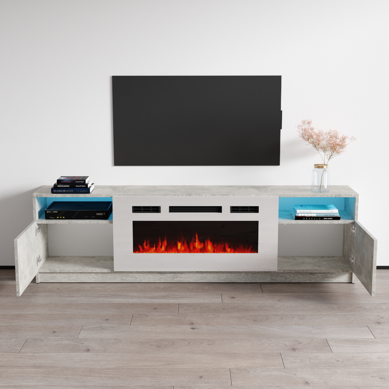York WH02 Fireplace TV Stand - Meble Furniture