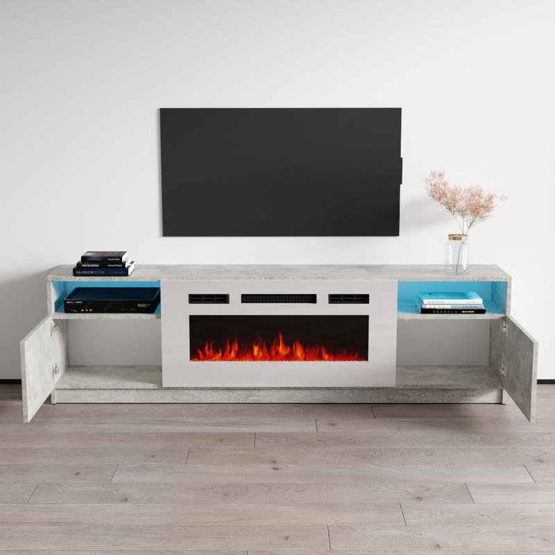 York WH02 Fireplace TV Stand - Meble Furniture