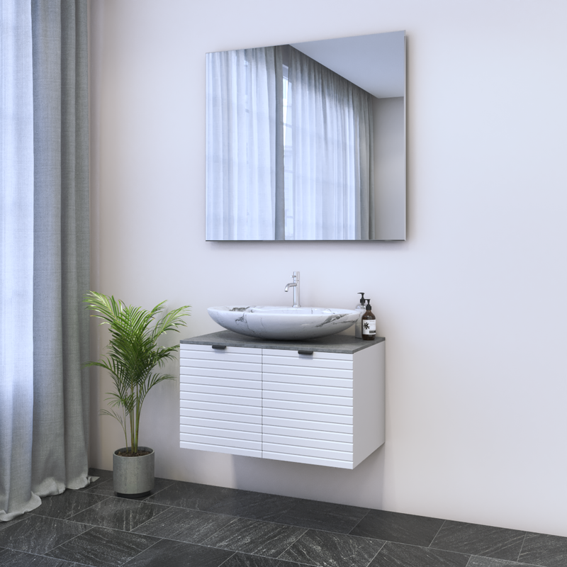 Capri 2D 80 Floating Bathroom Vanity - Meble Furniture
