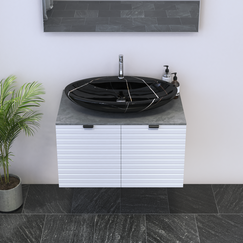Capri 2D 80 Floating Bathroom Vanity - Meble Furniture