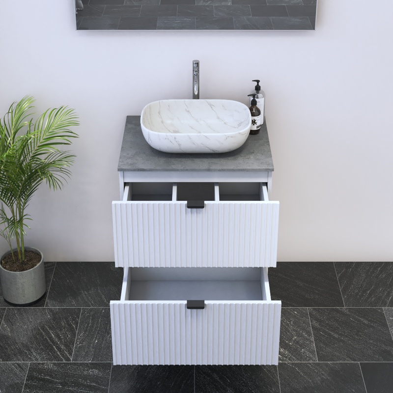 Nicole 2S 60 Floating Bathroom Vanity - Meble Furniture