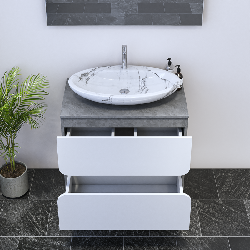 Azurro 2S 80 Floating Bathroom Vanity - Meble Furniture