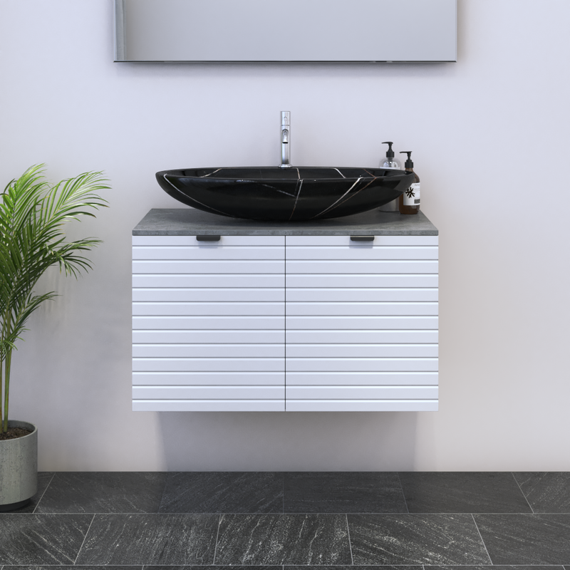Capri 2D 80 Floating Bathroom Vanity - Meble Furniture