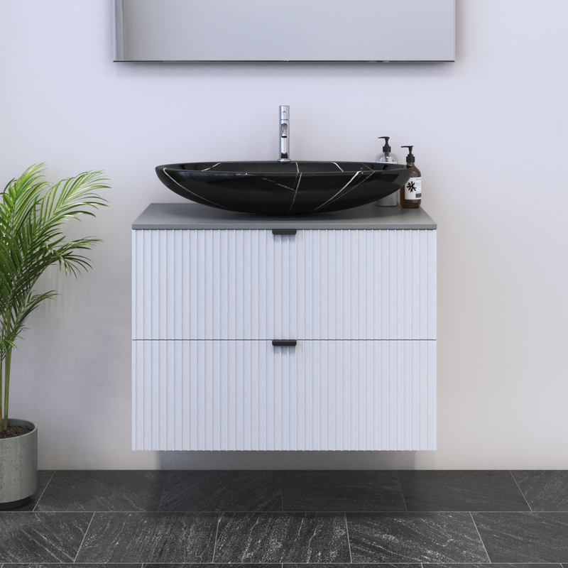 Nicole 2S 80 Floating Bathroom Vanity - Meble Furniture