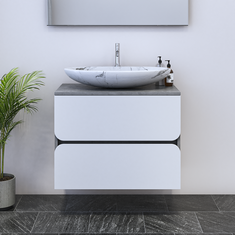 Azurro 2S 80 Floating Bathroom Vanity - Meble Furniture