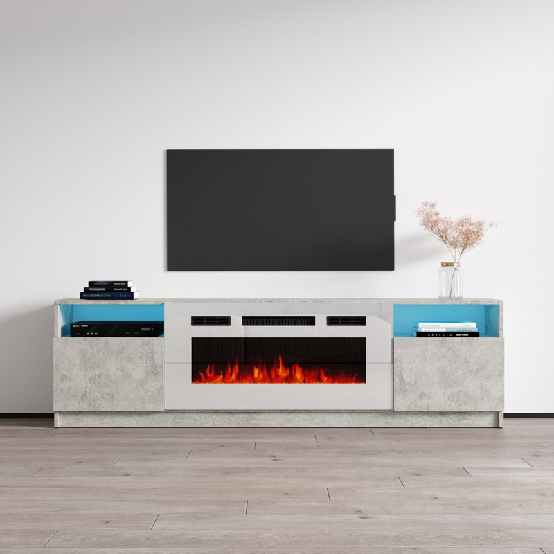 York WH02 Fireplace TV Stand - Meble Furniture