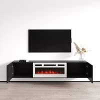 Baja WH-EF Floating Fireplace TV Stand - Meble Furniture