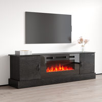 Carmen BL-EF Fireplace TV Stand - Meble Furniture