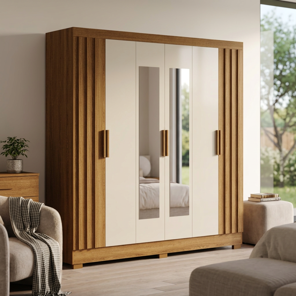 Valencia Wardrobe with Mirror