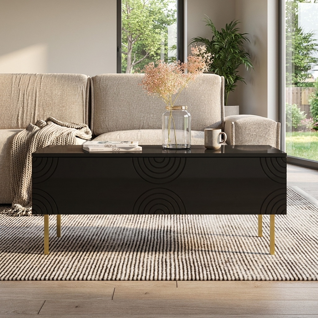 Ronda 03 Coffee Table, Black, photo 5 of 6