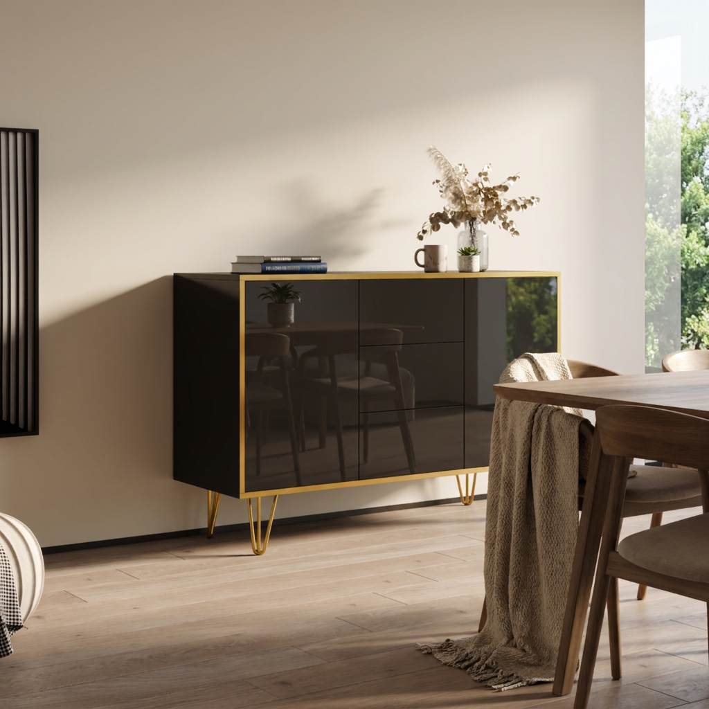 Peri Sideboard, Black, photo 2 of 6