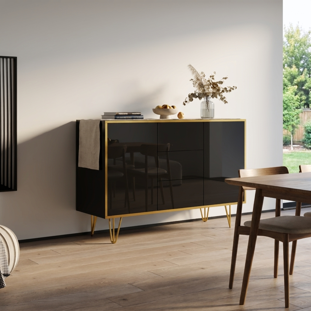 Peri Sideboard, Black, photo 5 of 6
