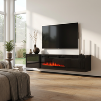 Cali EF Wall Mounted Electric Fireplace 72" TV Stand - Meble Furniture