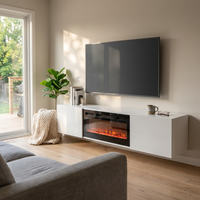 Cali EF Wall Mounted Electric Fireplace 72" TV Stand - Meble Furniture