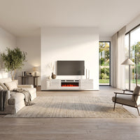 Cali WH-EF Wall Mounted Electric Fireplace 72" TV Stand - Meble Furniture