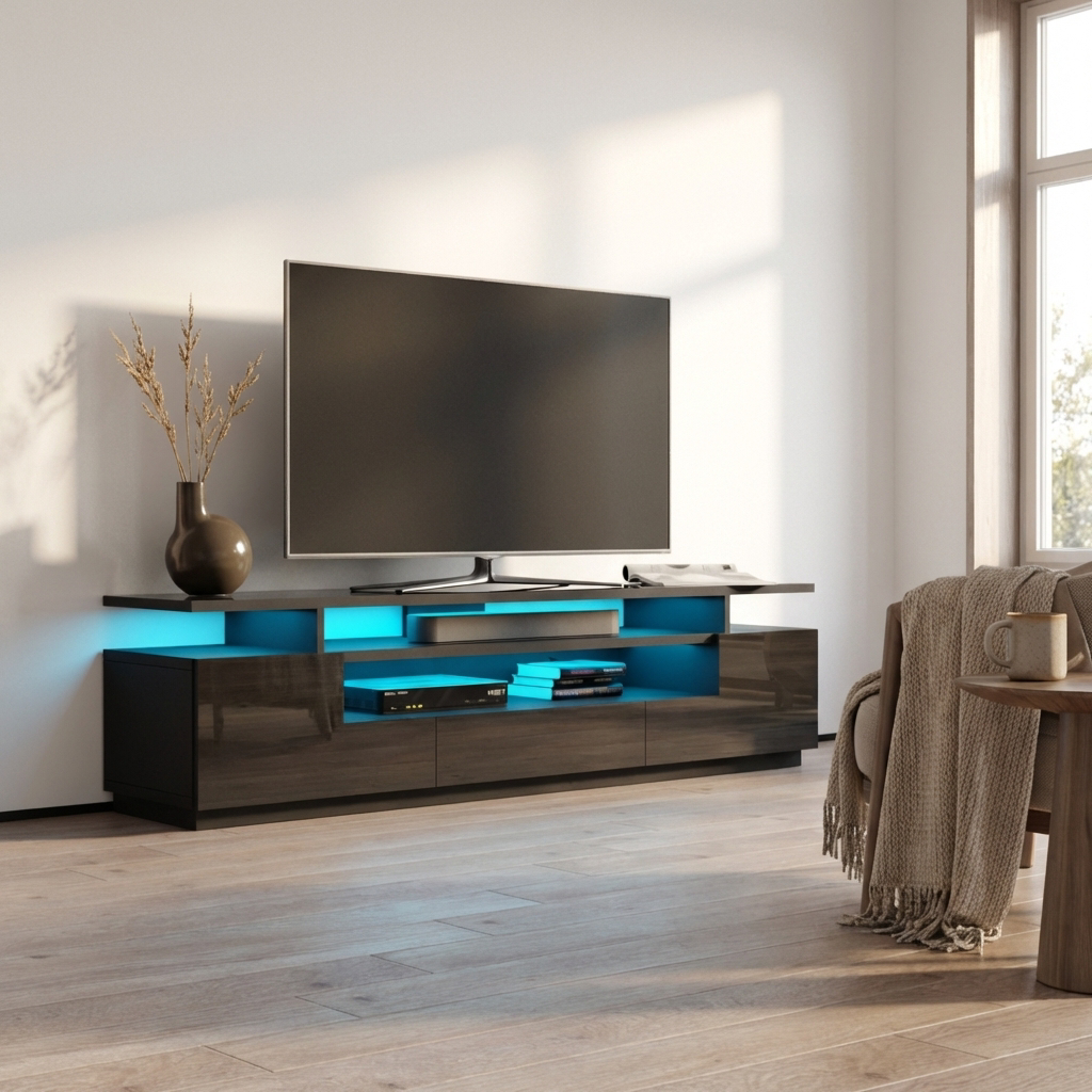 Eva 77" TV Stand - Meble Furniture