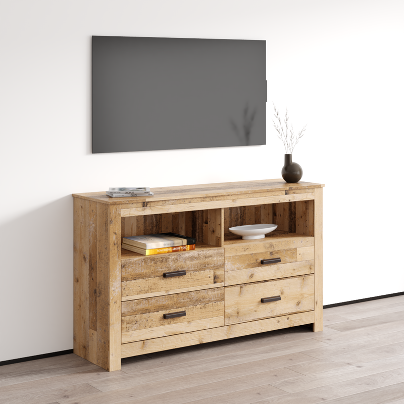 Atlanta 4S Wide TV Stand - Meble Furniture