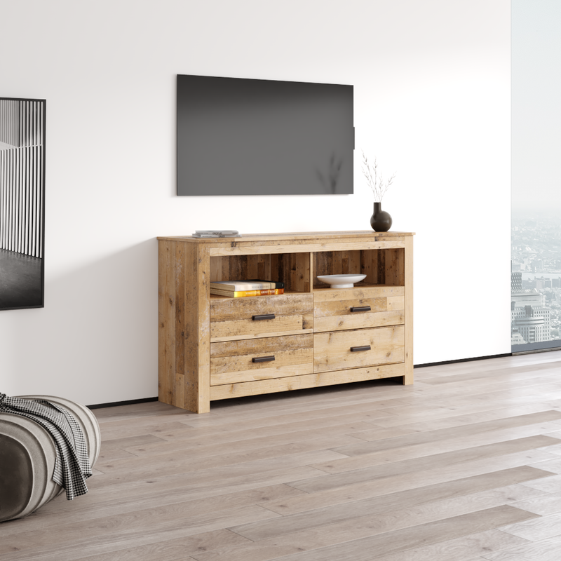 Atlanta 4S Wide TV Stand - Meble Furniture