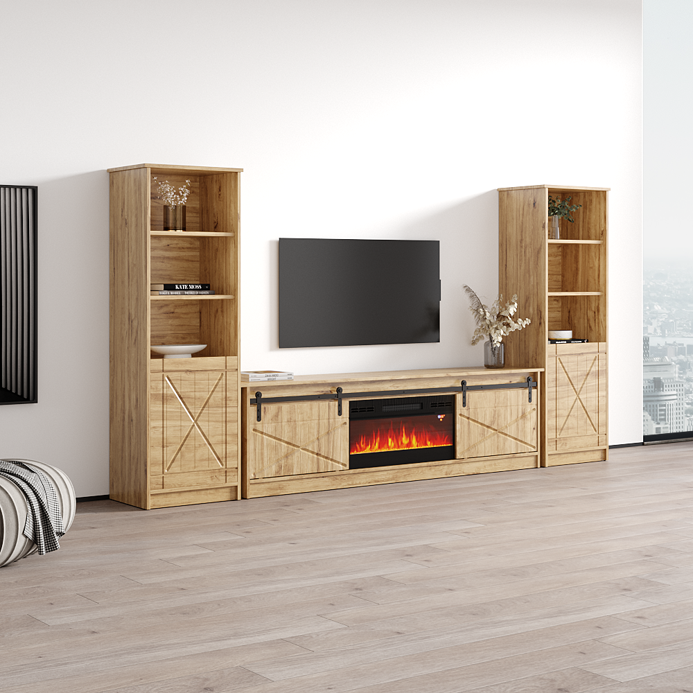 Granero BL-EF Fireplace Entertainment Center - Meble Furniture