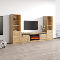Granero BL-EF Fireplace Entertainment Center - Meble Furniture