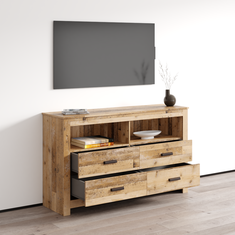 Atlanta 4S Wide TV Stand - Meble Furniture