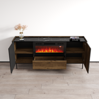 Brandy 180 BL-EF Fireplace Sideboard - Meble Furniture