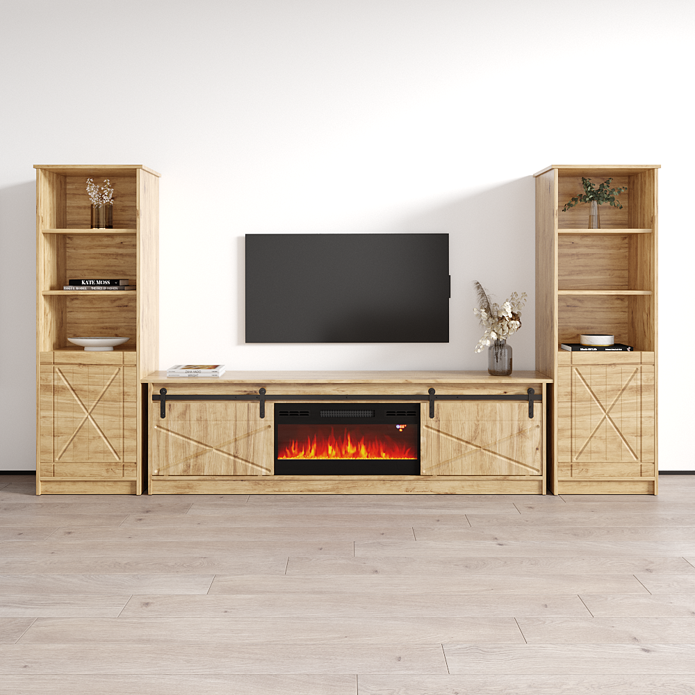 Granero BL-EF Fireplace Entertainment Center - Meble Furniture