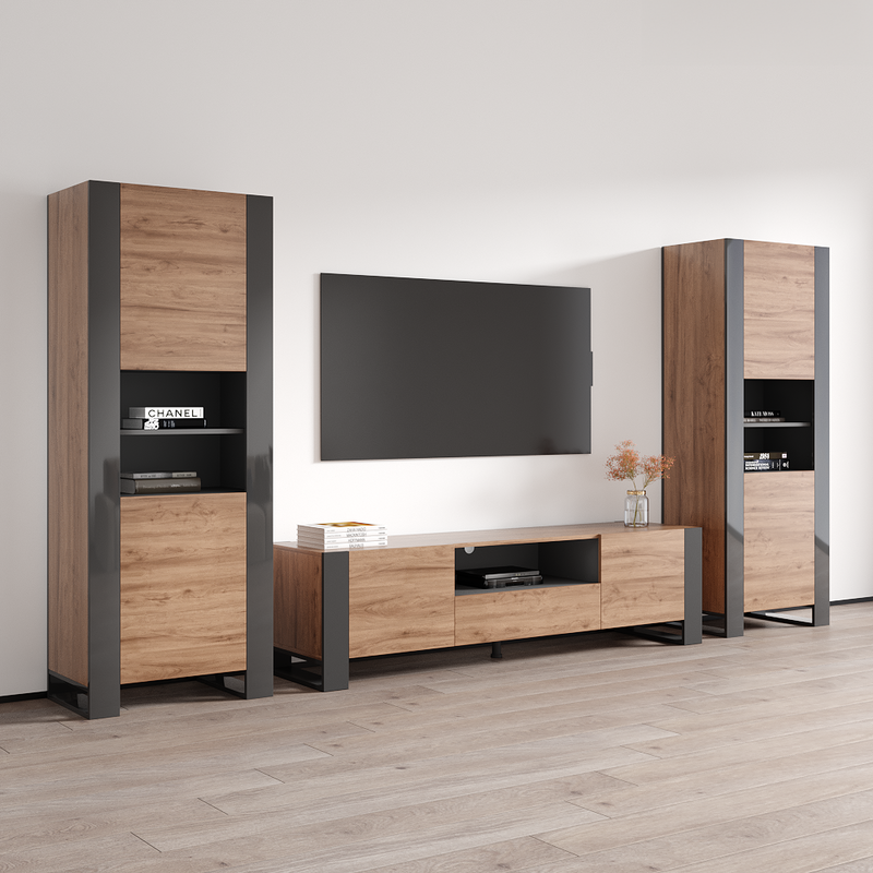 Woody TV Entertainment Center - Meble Furniture