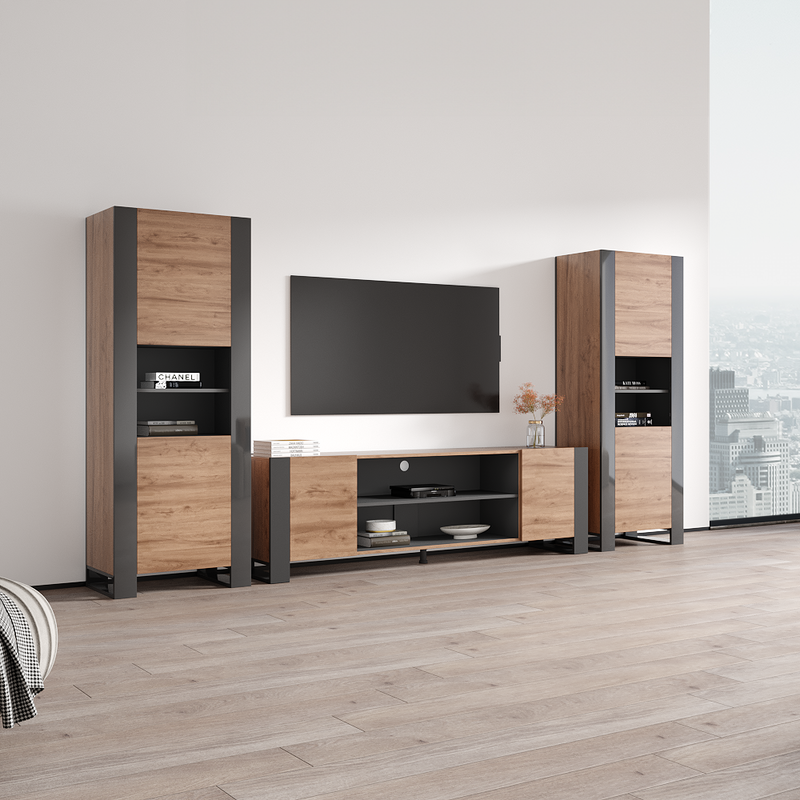 Woody EF Entertainment Center - Meble Furniture