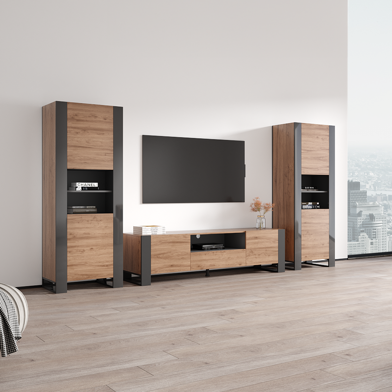 Woody TV Entertainment Center - Meble Furniture