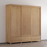 Nest Solid Wood 3D Wardrobe