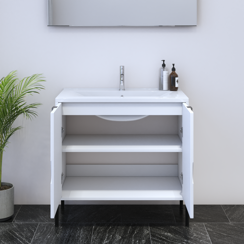 Teardrop 2D 80 Floating Bathroom Vanity - Meble Furniture