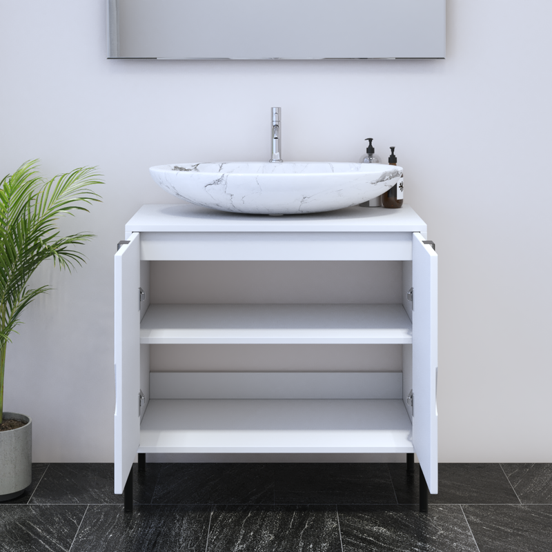 Teardrop 2D 80 Floating Bathroom Vanity - Meble Furniture