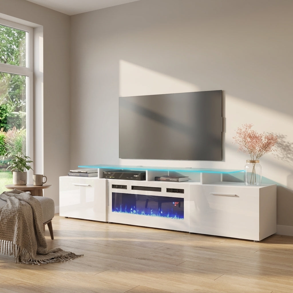 Rova WH-EF Fireplace TV Stand