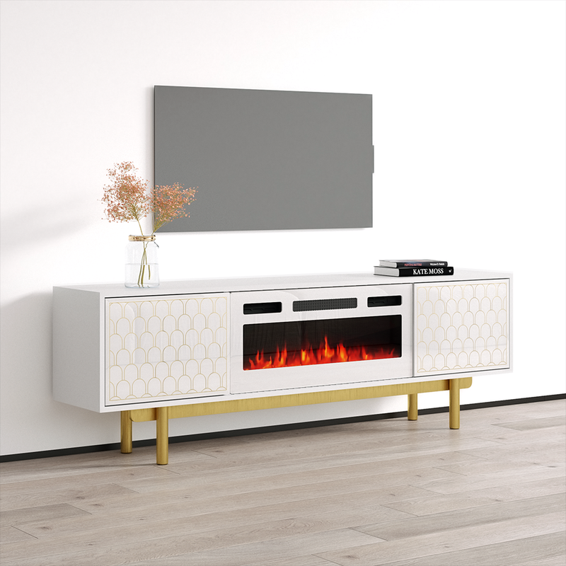 Karp WH-EF Fireplace TV Stand - Meble Furniture