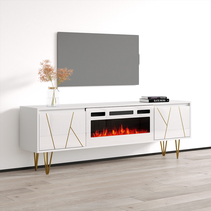 Haifa WH-EF Fireplace TV Stand - Meble Furniture