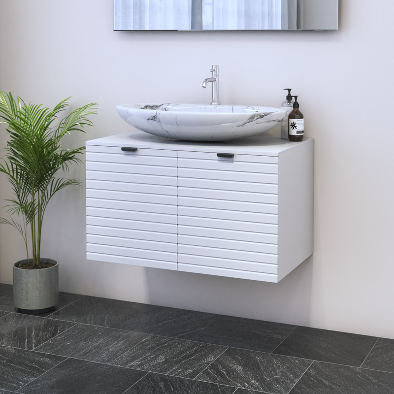 Capri 2D 80 Floating Bathroom Vanity - Meble Furniture