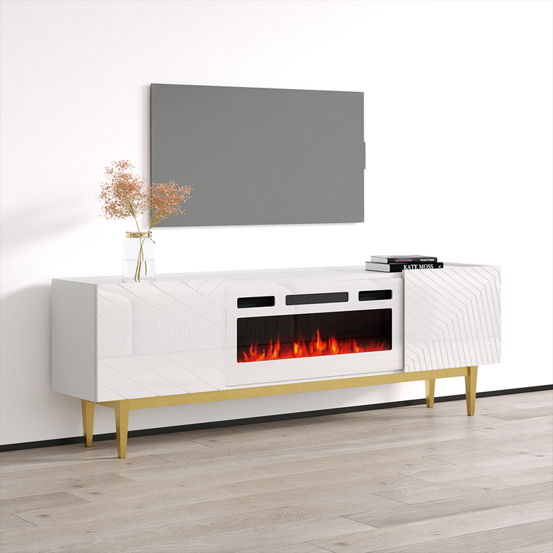 Portillo WH-EF Fireplace TV Stand - Meble Furniture