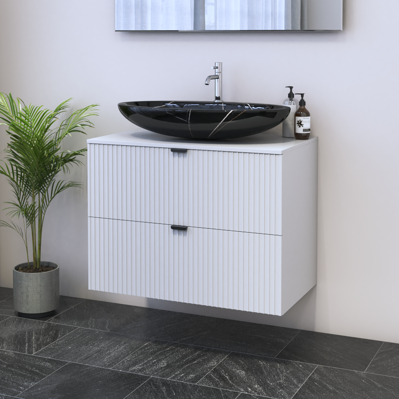 Nicole 2S 80 Floating Bathroom Vanity - Meble Furniture