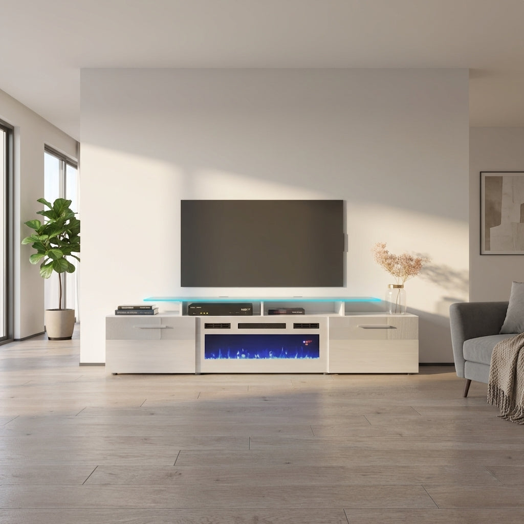 Rova WH-EF Fireplace TV Stand