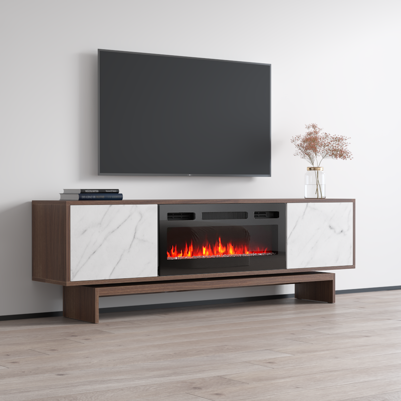 Gram BL-EF Fireplace TV Stand - Meble Furniture