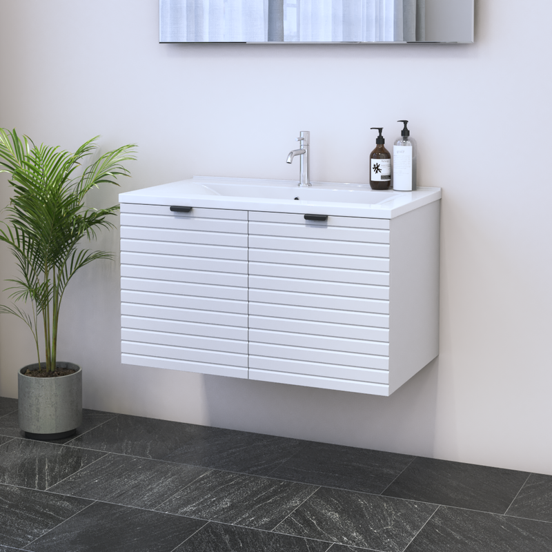 Capri 2D 80 Floating Bathroom Vanity - Meble Furniture