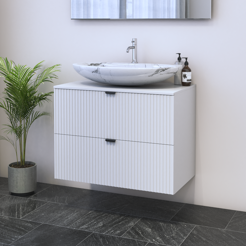 Nicole 2S 80 Floating Bathroom Vanity - Meble Furniture