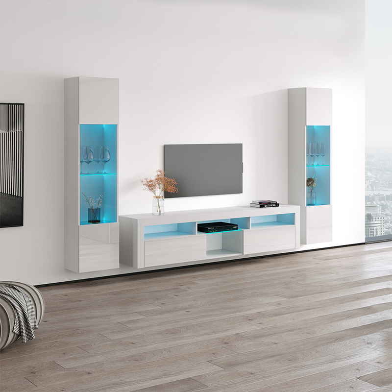 Bari 200 Floating Entertainment Center - Meble Furniture